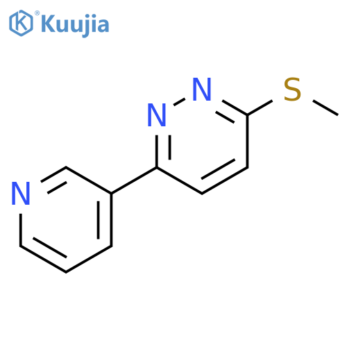 3-(methylsulfanyl)-6-(pyridin-3-yl)pyridazine structure