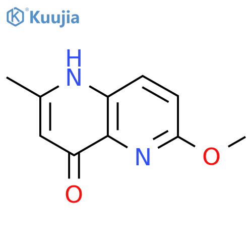 6-METHOXY-2-METHYL-1,5-NAPHTHYRIDIN-4(1H)-ONE structure