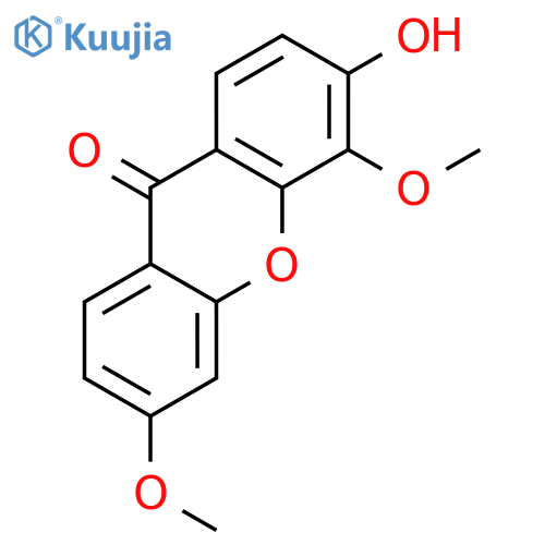 9H-Xanthen-9-one, 3-hydroxy-4,6-dimethoxy- structure