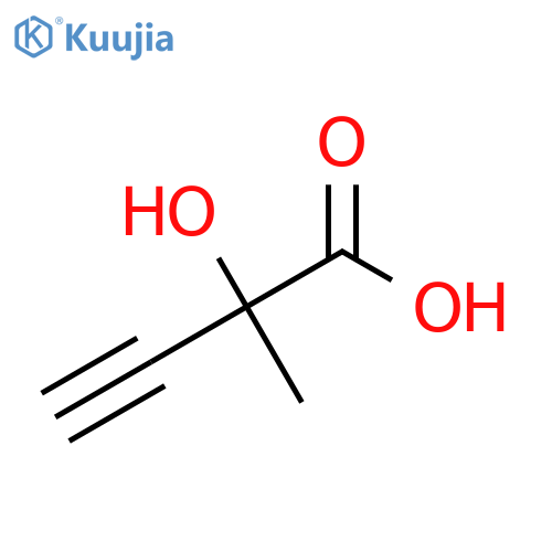 2-Hydroxy-2-methylbut-3-ynoic acid structure