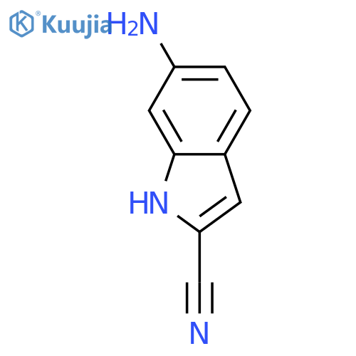 6-amino-1H-Indole-2-carbonitrile structure