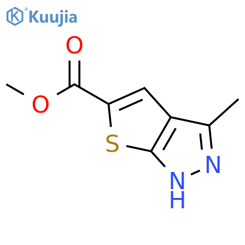 1H-Thieno[2,3-c]pyrazole-5-carboxylic acid, 3-methyl-, methyl ester structure