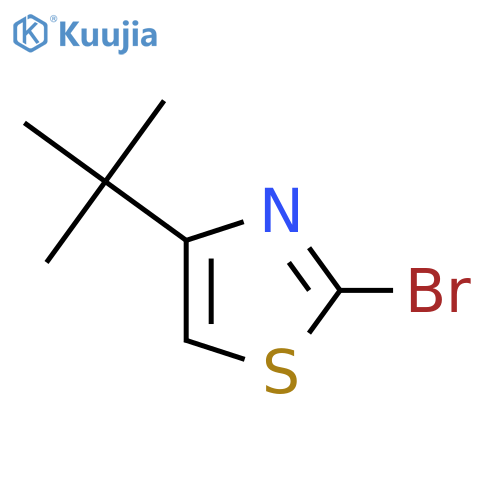 2-bromo-4-tert-butyl-1,3-thiazole structure