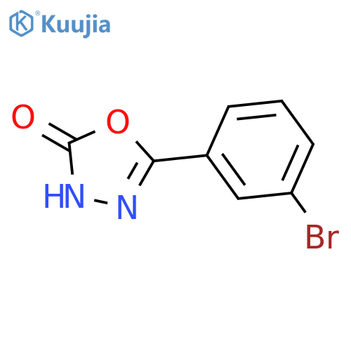 5-(3-Bromophenyl)-3H-1,3,4-oxadiazol-2-one structure