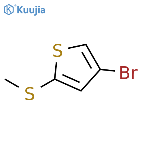 4-bromo-2-(methylsulfanyl)thiophene structure