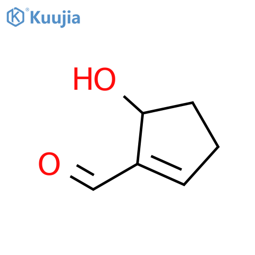 1-Cyclopentene-1-carboxaldehyde, 5-hydroxy-, (5R)- structure