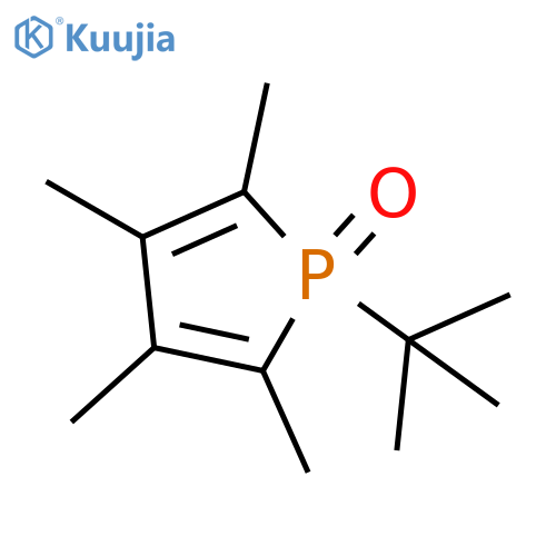 1H-Phosphole, 1-(1,1-dimethylethyl)-2,3,4,5-tetramethyl-, 1-oxide structure