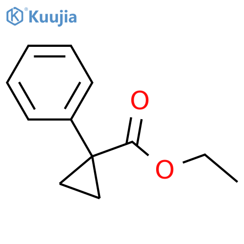 ethyl 1-phenylcyclopropanecarboxylate structure