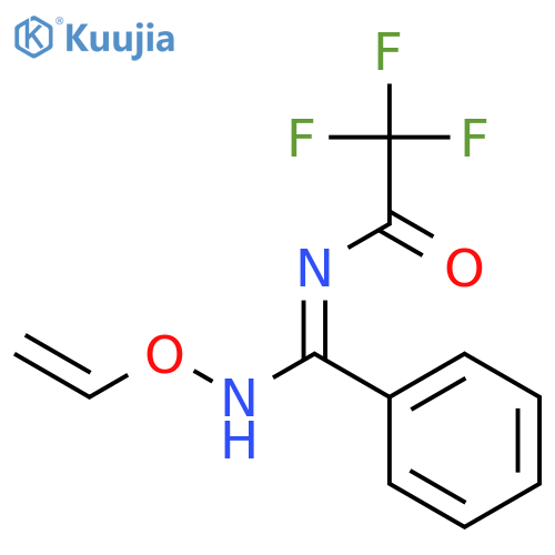 Acetamide, N-[[(ethenyloxy)amino]phenylmethylene]-2,2,2-trifluoro- structure