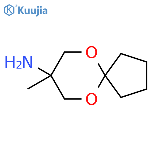 (8-Methyl-6,10-dioxaspiro4.5dec-8-yl)amine structure