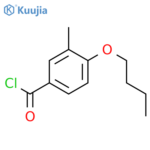 4-n-Butoxy-3-methylbenzoyl chloride structure