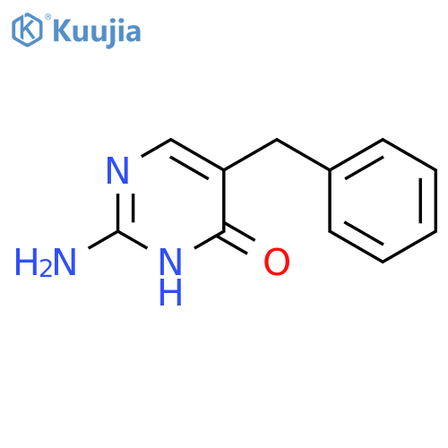 4(3H)-Pyrimidinone,2-amino-5-(phenylmethyl)- structure