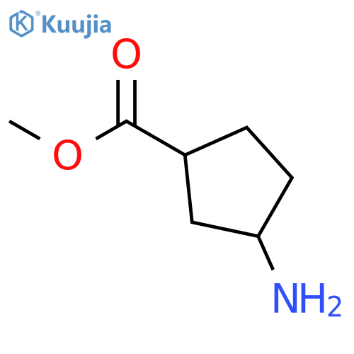 Cyclopentanecarboxylic acid, 3-amino-, methyl ester, (1S,3S)- structure