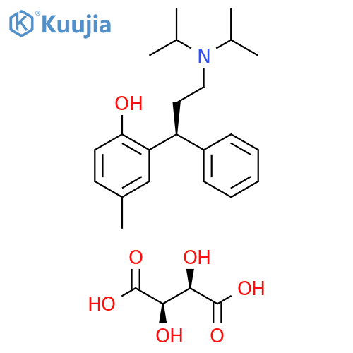 (S)-Tolterodine L-Tartrate structure
