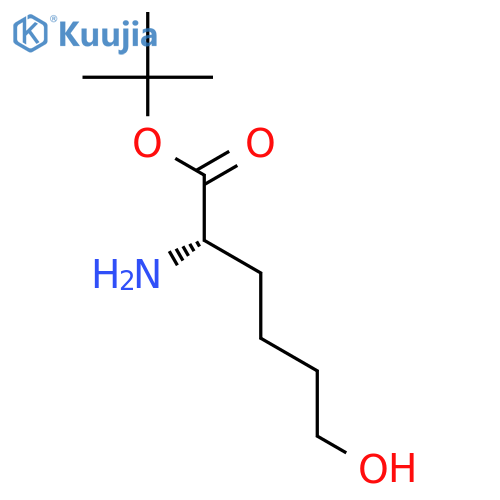 L-Norleucine, 6-hydroxy-, 1,1-dimethylethyl ester structure