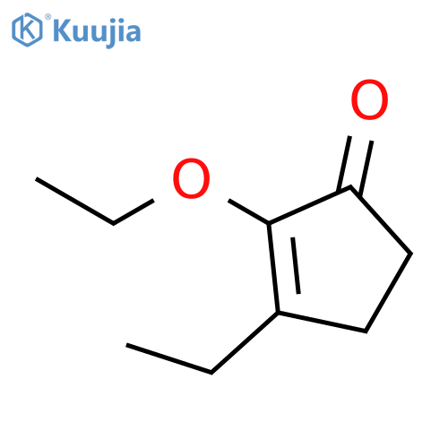 2-Cyclopenten-1-one, 2-ethoxy-3-ethyl- structure