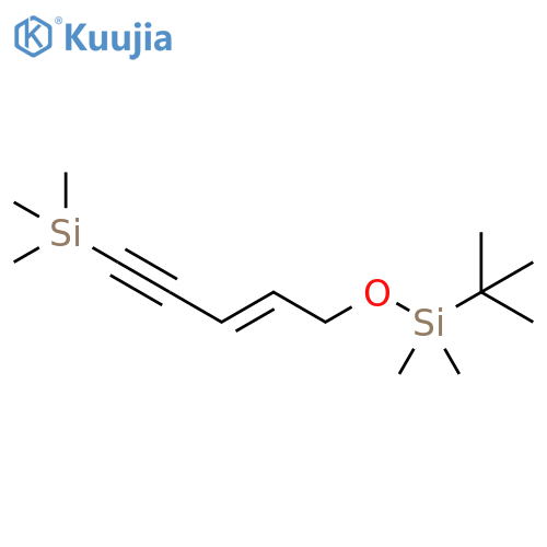 Silane,[(3E)-5-[[(1,1-dimethylethyl)dimethylsilyl]oxy]-3-penten-1-ynyl]trimethyl- structure