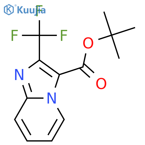tert-Butyl 2-(trifluoromethyl)imidazo[1,2-a]pyridine-3-carboxylate structure