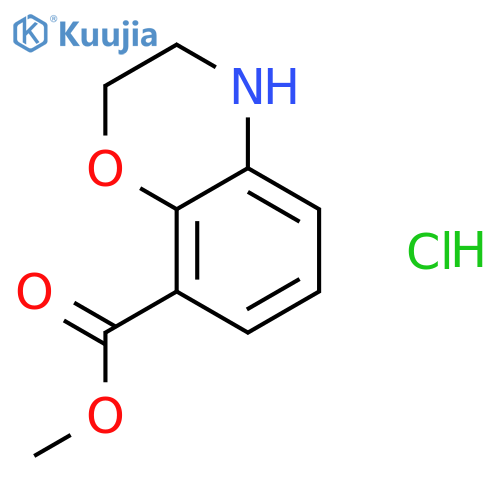 Methyl 3,4-Dihydro-2H-benzob1,4oxazine-8-carboxylate Hydrochloride structure
