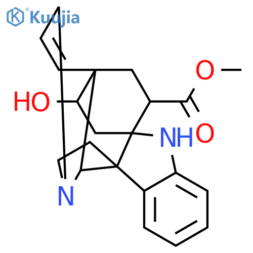 6H,13aH-3a,5a-Ethano-1H-indolizino[8,1-cd]carbazole-5-carboxylicacid, 4,5,11,12-tetrahydro-15-hydroxy-, methyl ester,(3aR,5R,5aR,10bS,13aR,15S)- (9CI) structure