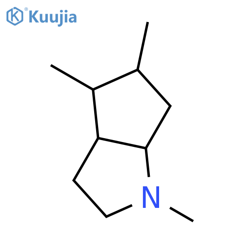 Cyclopenta[b]pyrrole, octahydro-1,4,5-trimethyl- structure
