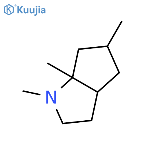 Cyclopenta[b]pyrrole, octahydro-1,5,6a-trimethyl- structure