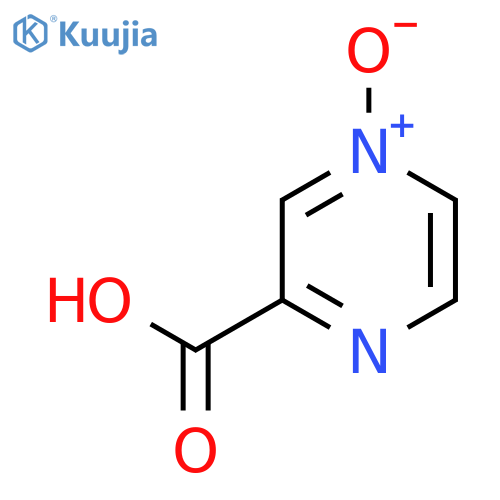 2-Pyrazinecarboxylic Acid 4-Oxide structure