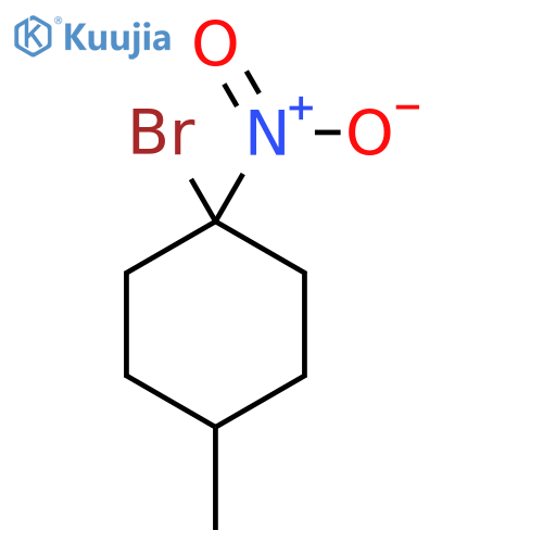 1-bromo-4-methyl-1-nitrocyclohexane structure