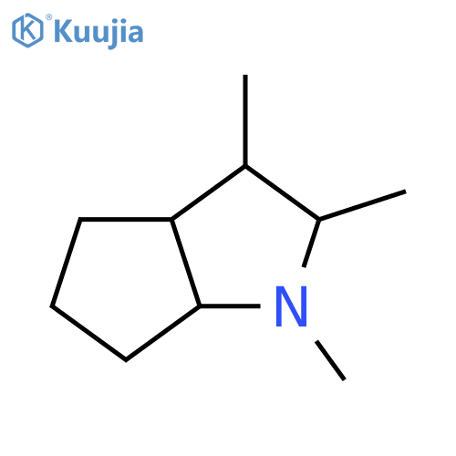 Cyclopenta[b]pyrrole, octahydro-1,2,3-trimethyl- structure