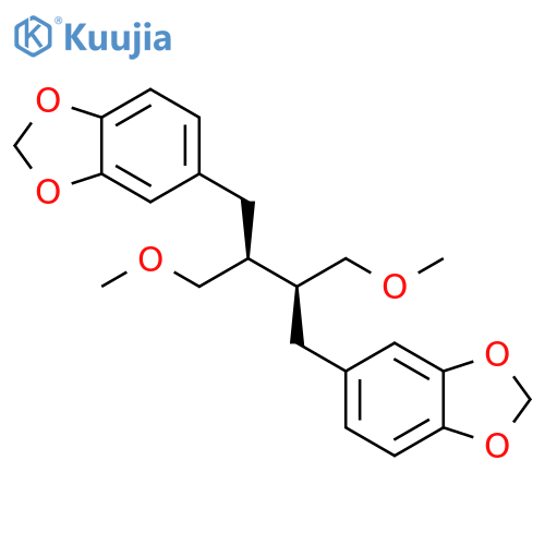 1,3-Benzodioxole,5,5'-[(2S,3S)-2,3-bis(methoxymethyl)-1,4-butanediyl]bis- structure