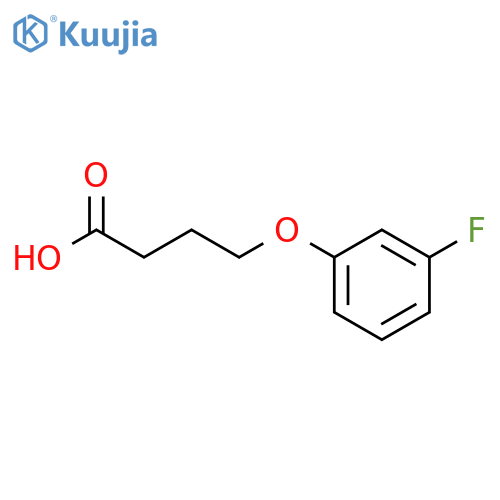4-(3-fluorophenoxy)butanoic Acid structure