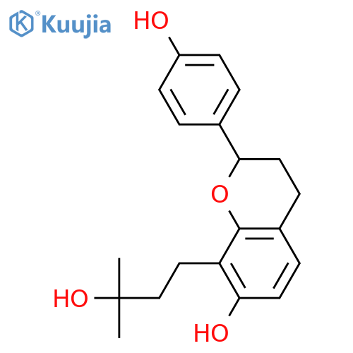 4',7-Dihydroxy-8-prenylflavan; (S)-form, 2'',3''-Dihydro, 3''-hydroxy structure