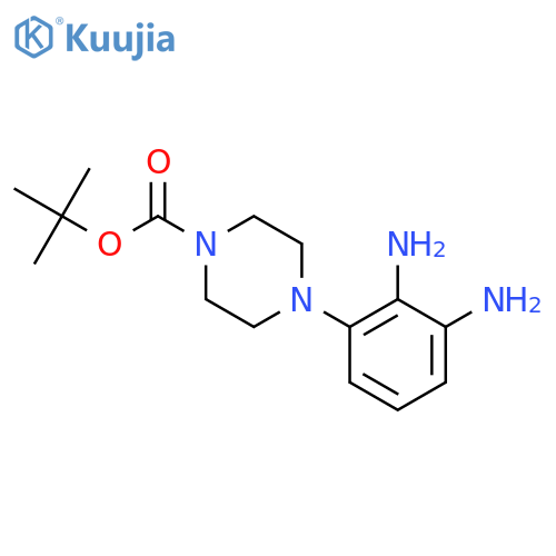 Tert-butyl 4-(2,3-diaminophenyl)piperazine-1-carboxylate structure