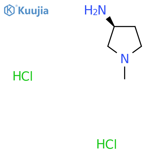 (3S)-1-methylpyrrolidin-3-amine;dihydrochloride structure