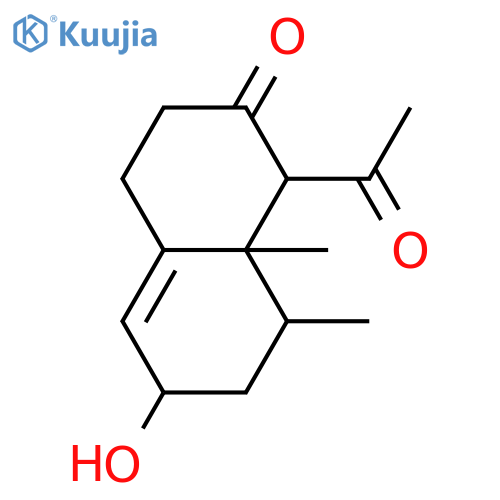 2,7-Dihydroxy-13-nor-1(10)-nardosinen-11-one; (2α,6α,7α)-form, 7-Ketone structure