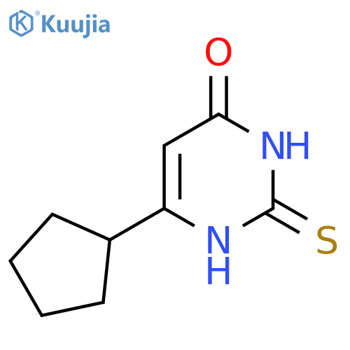6-Cyclopentyl-2-mercaptopyrimidin-4-ol structure