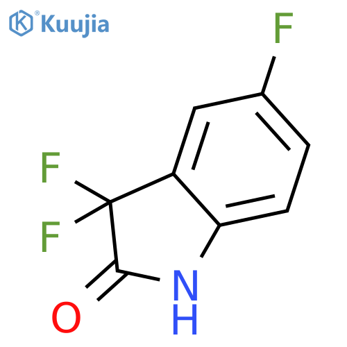 3,3,5-trifluoro-2,3-dihydro-1H-indol-2-one structure
