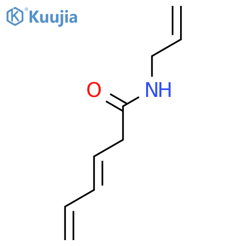 3,5-Hexadienamide, N-2-propenyl-, (E)- structure