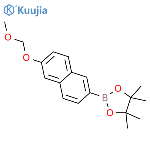 1,3,2-Dioxaborolane,2-[6-(methoxymethoxy)-2-naphthalenyl]-4,4,5,5-tetramethyl- structure