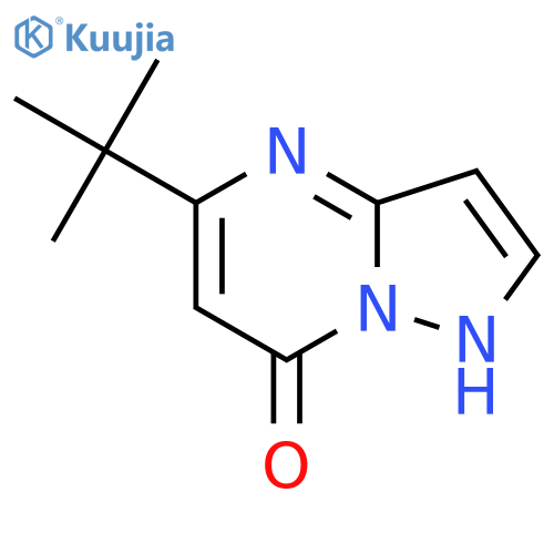 5-Tert-butylpyrazolo[1,5-A]pyrimidin-7-OL structure