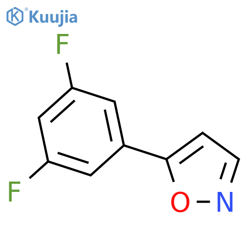 5-(3,5-Difluorophenyl)isoxazole structure