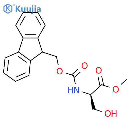 FMoc-D-serine Methyl ester structure