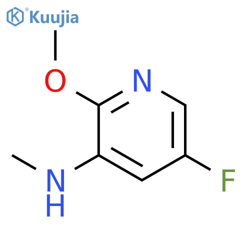 (5-Fluoro-2-methoxy-pyridin-3-yl)-methylamine structure