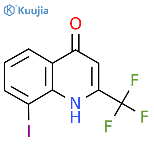 8-Iodo-2-(trifluoromethyl)quinolin-4-ol structure