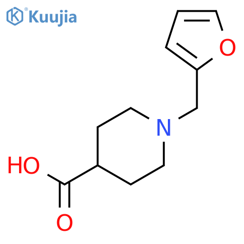 1-(2-Furylmethyl)piperidine-4-carboxylic Acid structure