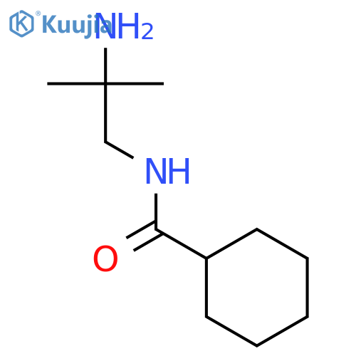 Cyclohexanecarboxamide, N-(2-amino-2-methylpropyl)- structure