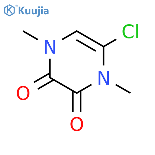 2,3-Pyrazinedione,5-chloro-1,4-dihydro-1,4-dimethyl- structure