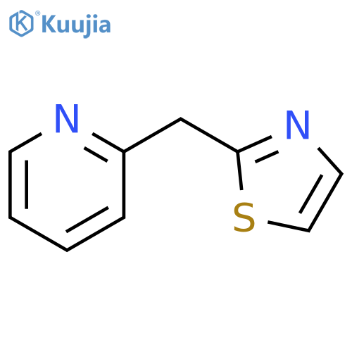 2-(1,3-Thiazol-2-ylmethyl)pyridine structure