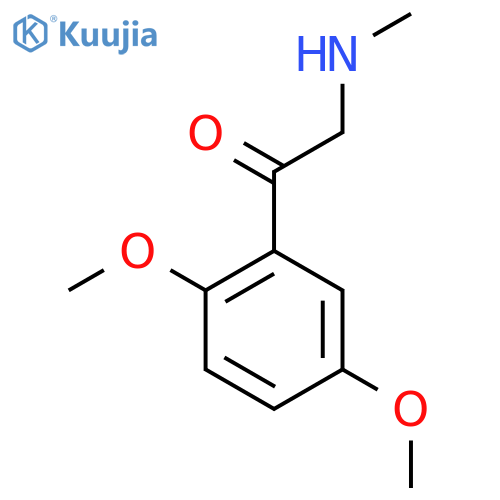 1-(2,5-dimethoxyphenyl)-2-(methylamino)ethan-1-one structure