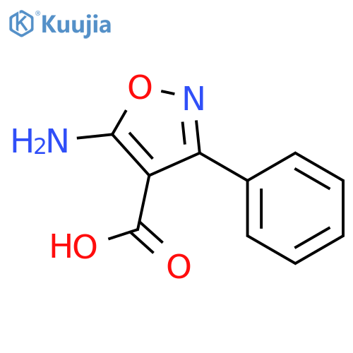 4-Isoxazolecarboxylicacid,5-amino-3-phenyl-(6CI,9CI) structure